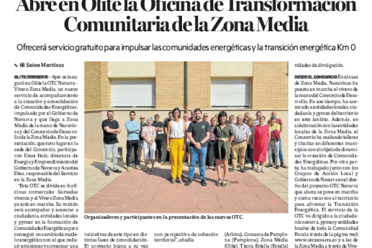Fotografía del pantallazo de la noticia en la edición impresa del Diario de Noticias