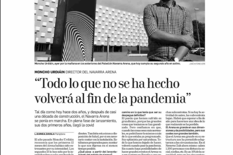 Noticia en la edición impresa en Diario de Navarra