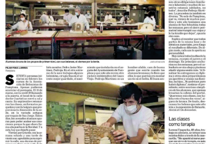 Noticia en la edición impresa del Diario de Navarra