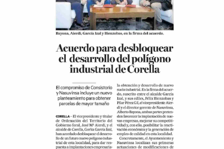 Fotografía del pantallazo de la noticia en la edición impresa del Diario de Noticias