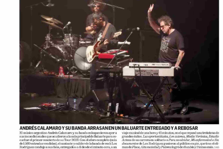 Fotografía del pantallazo de la noticia en la edición impresa del Diario de Navarra