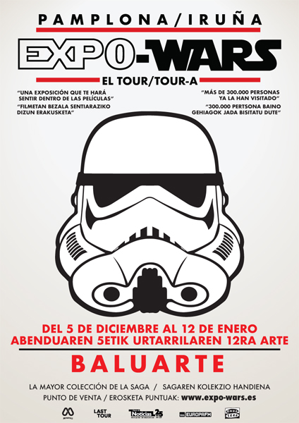 Cartel promocional de la exposición «Expo-Wars»
