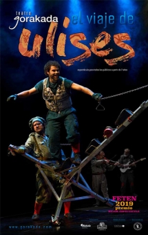 Cartel promocional de la obra de teatro infantil «El viaje de Ulises»