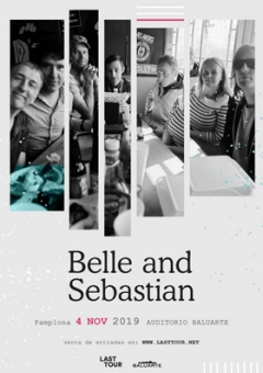 Cartel promocional del grupo «Belle & Sebastian» 