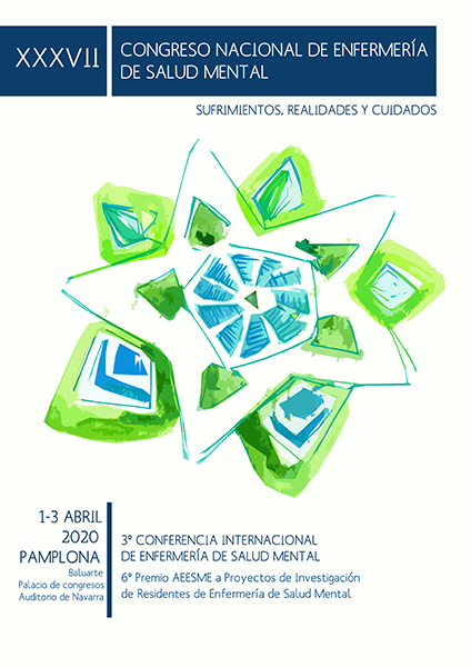 Cartel promocional del XXXVII Congreso Nacional de Enfermería de Salud Mental