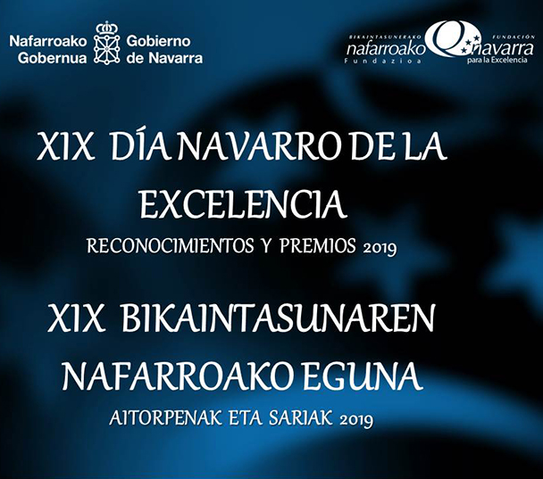 Cartel promocional de la gala «XIX Día Navarro de la Excelencia»