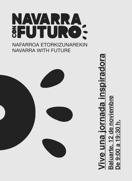 Cartel promocional de la feria «Navarra con Futuro - Feria PICE»