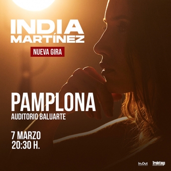 Cartel promocional del concierto de India Martínez