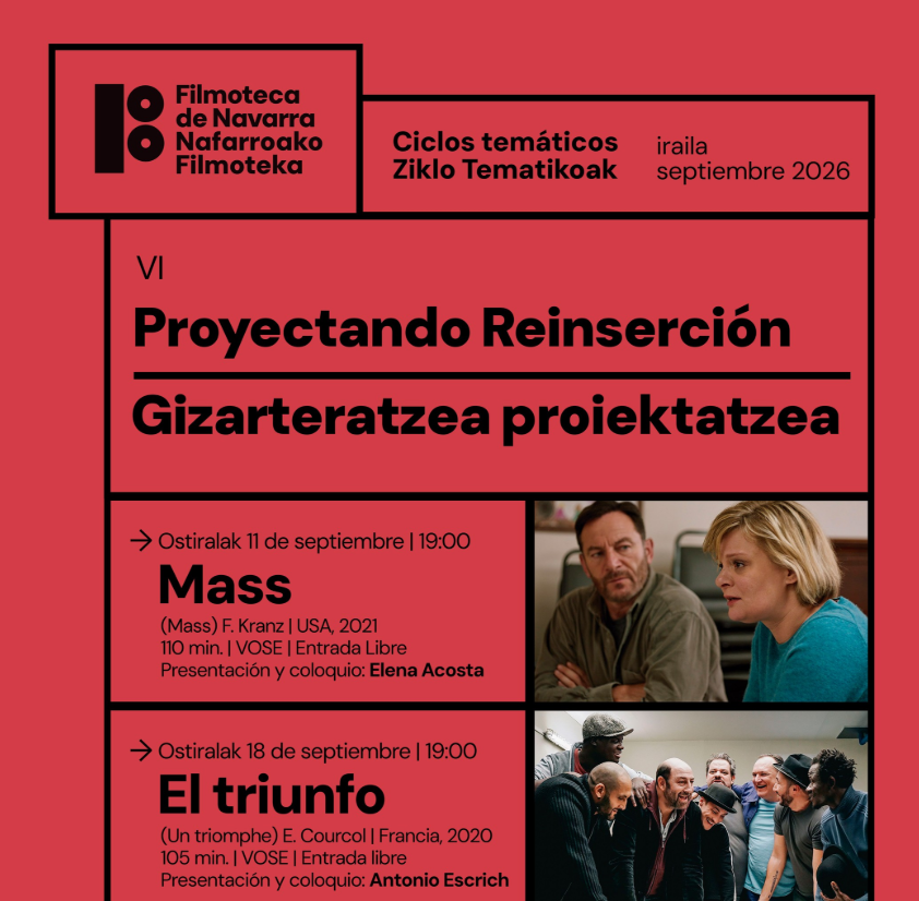 Fotografía del cartel del ciclo de cine