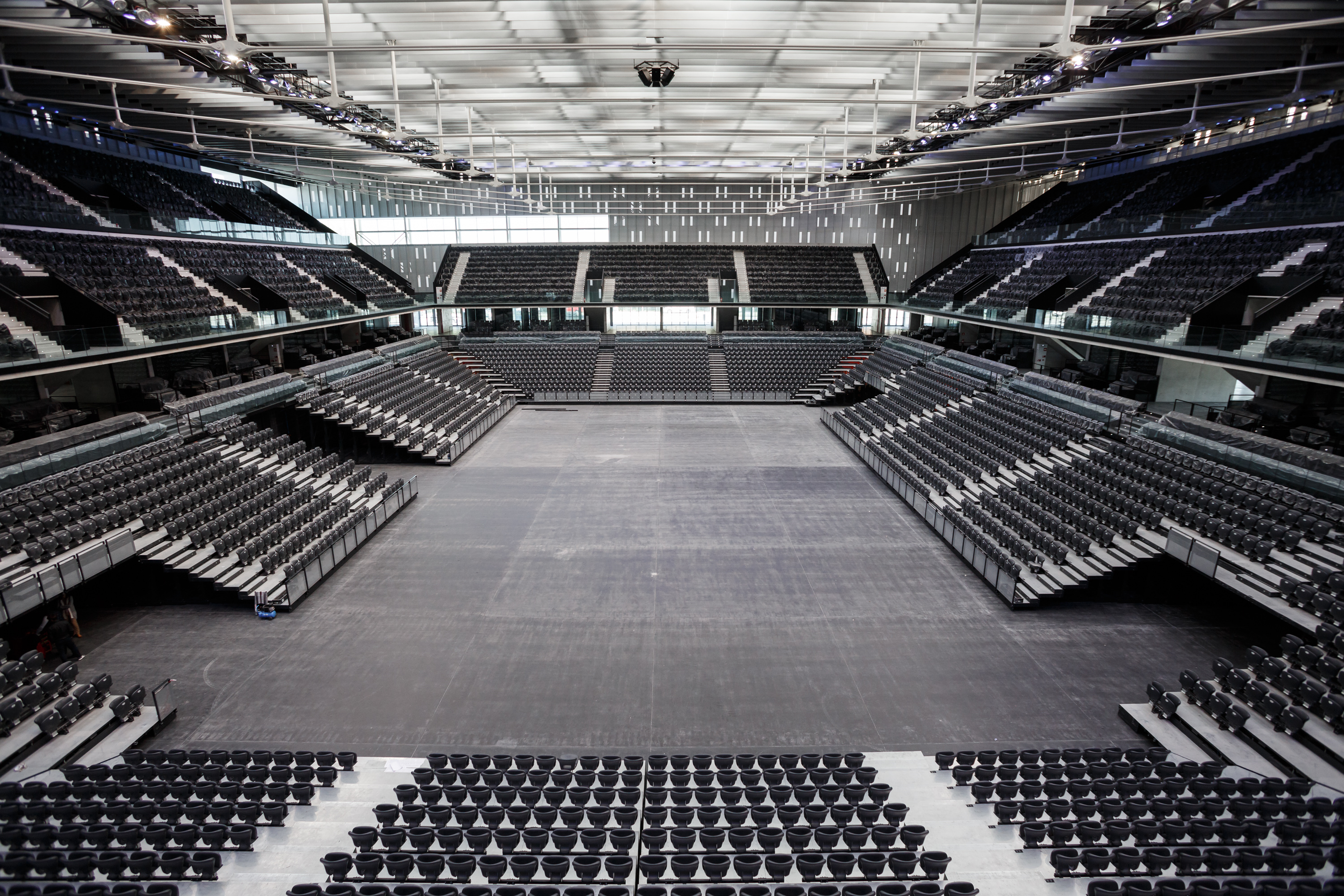 Fotografía del interior del pabellón Navarra Arena 