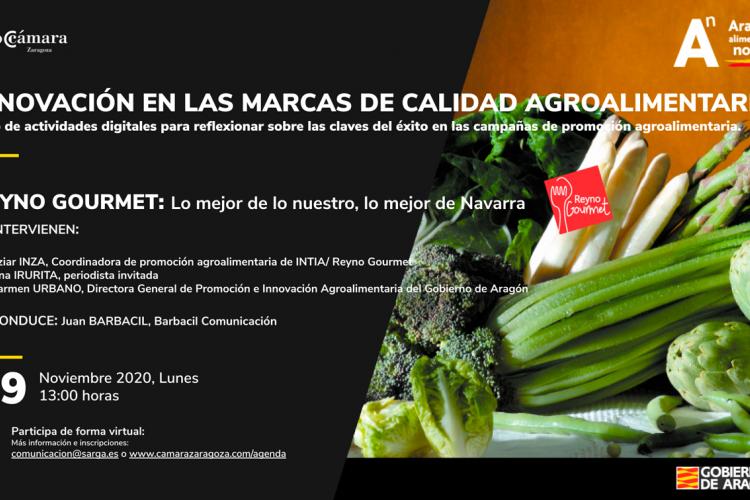 INTIA, sociedad pública adscrita al Departamento de Desarrollo Rural y Medio Ambiente del Gobierno de Navarra, es titular de la marca de garantía Reyno Gourmet, y entre sus finalidades se encuentra la promoción de los productos agroalimentarios.