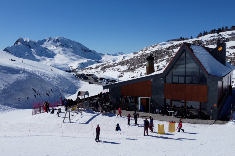 Fotografía del centro de esquí nórdico Larra Belagua