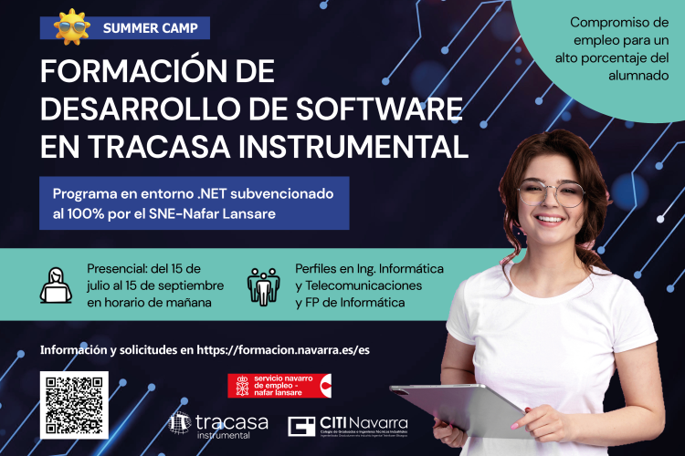 Fotografía del cartel promocional de la formación