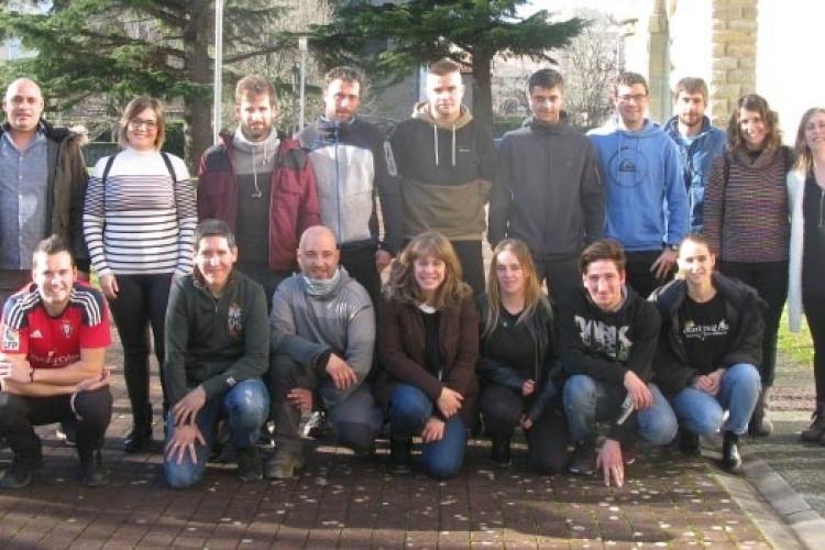 Grupo de asistentes a la formación en INTIA