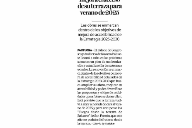 Fotografía del pantallazo de la noticia en la edición impresa del Diario de Noticias