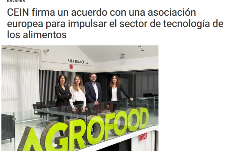 Fotografía del pantallazo de la noticia en la edición online de Europa Press