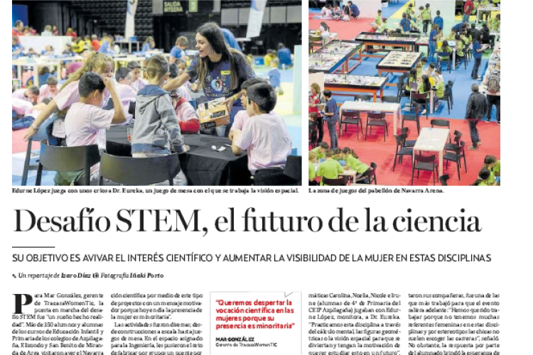 Fotografía del pantallazo de la noticia impresa en Diario de Noticias