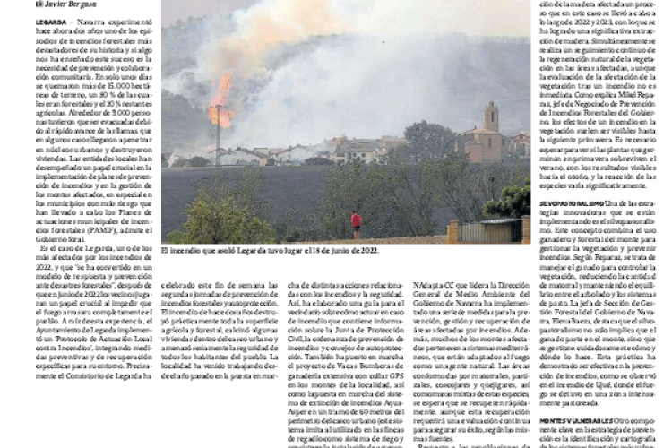 Fotografía del pantallazo de la noticia en la edición impresa de Diario de Noticias