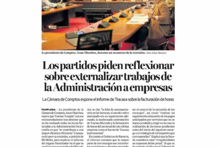 Noticia en la edición impresa del Diario de Navarra