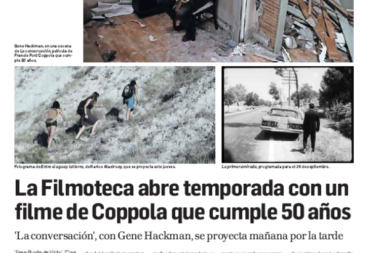 Fotografía del pantallazo de la noticia en la edición impresa de Diario de Navarra