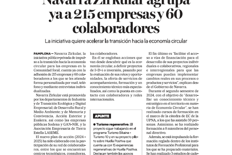 Fotografía del pantallazo de la noticia en la edición impresa del Diario de Noticias