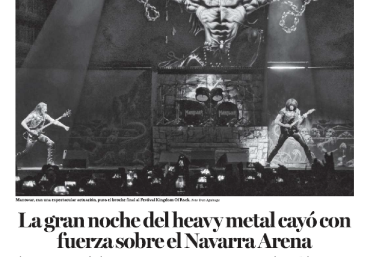 Fotografía del pantallazo de la noticia en la edición impresa de Diario de Noticias
