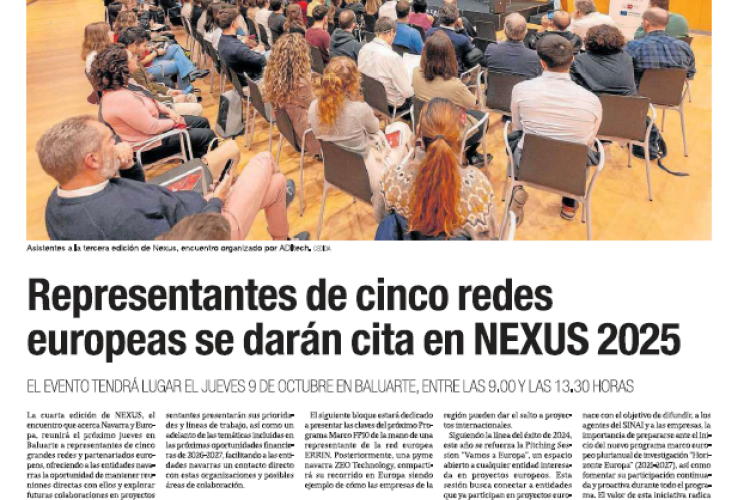 Fotografía del pantallazo de la noticia en la edición impresa del Diario de Noticias