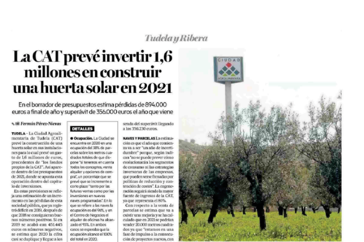 Noticia en la edición impresa del Diario de Noticias