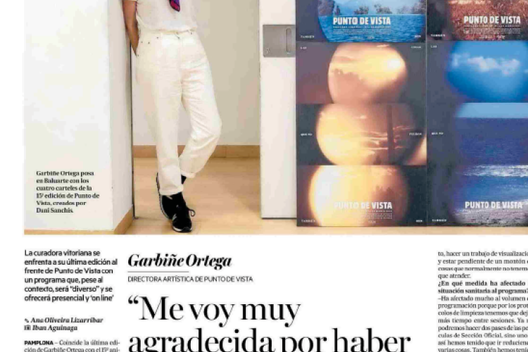 Fotografía del pantallazo de la noticia en la edición impresa del Diario de Noticias