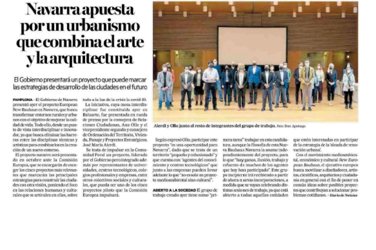 Fotografía del pantallazo de la noticia en la edición impresa del Diario de Noticias