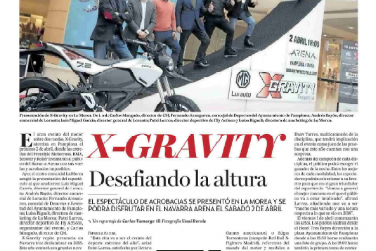Fotografía del pantallazo de la noticia en la edición impresa del Diario de Noticias. 