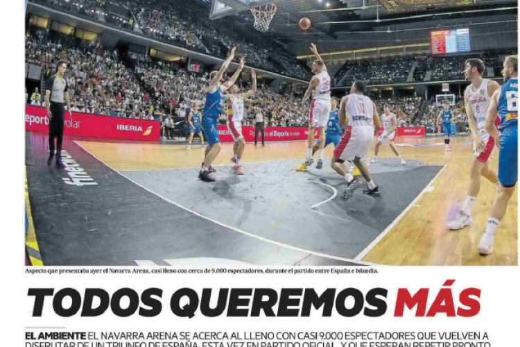 Fotografía del pantallazo de la noticia en la edición impresa del Diario de Noticias