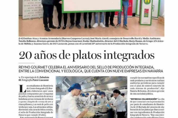 Fotografía del pantallazo de la noticia en la edición impresa de Diario de Noticias