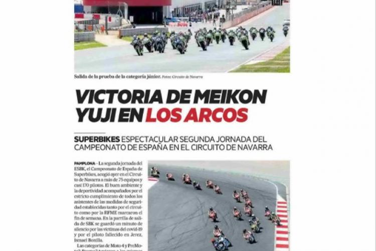 Recorte de la noticia publicada en la edición impresa de Diario de Noticias