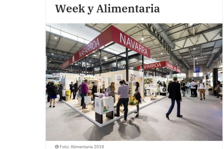 Fotografia del pantallazo de la noticia en la edición online de Pamplona Actual